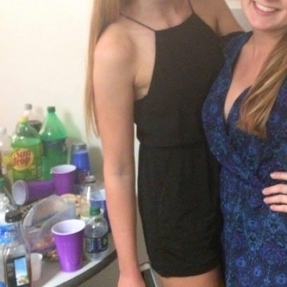 URBAN OUTFITTERS BLACK ROMPER - Picture 2 of 4